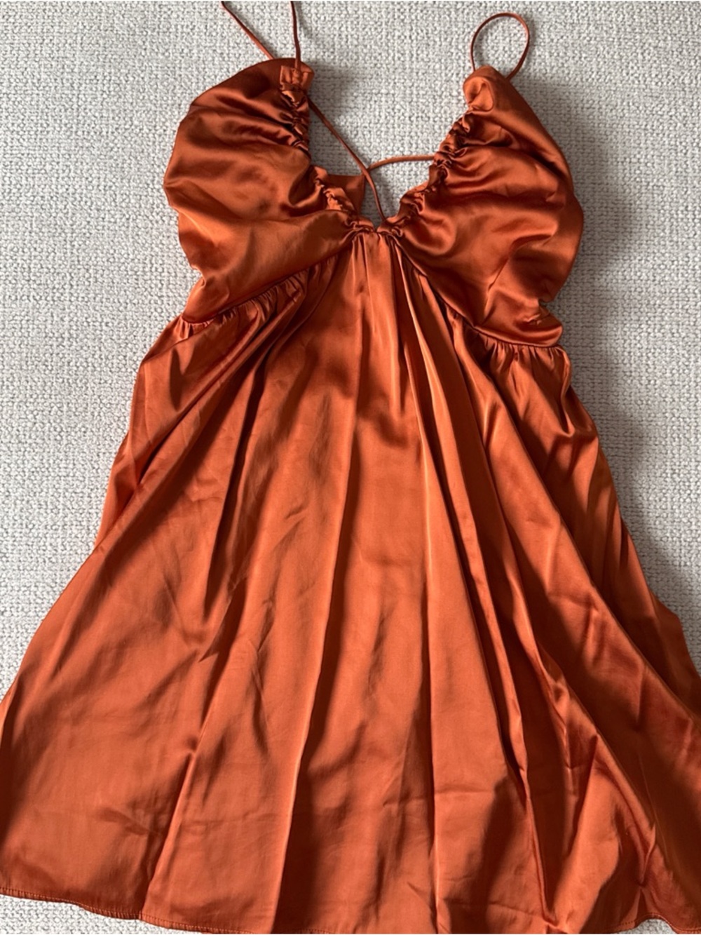 Abercrombie & Fitch Rust Orange Strappy Dress